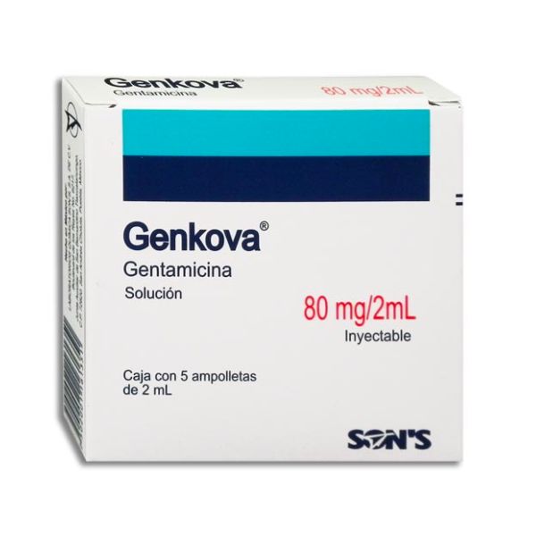 GENKOVA Sol. Iny. c/5 AMPTAS. 80 MG/2 ML.