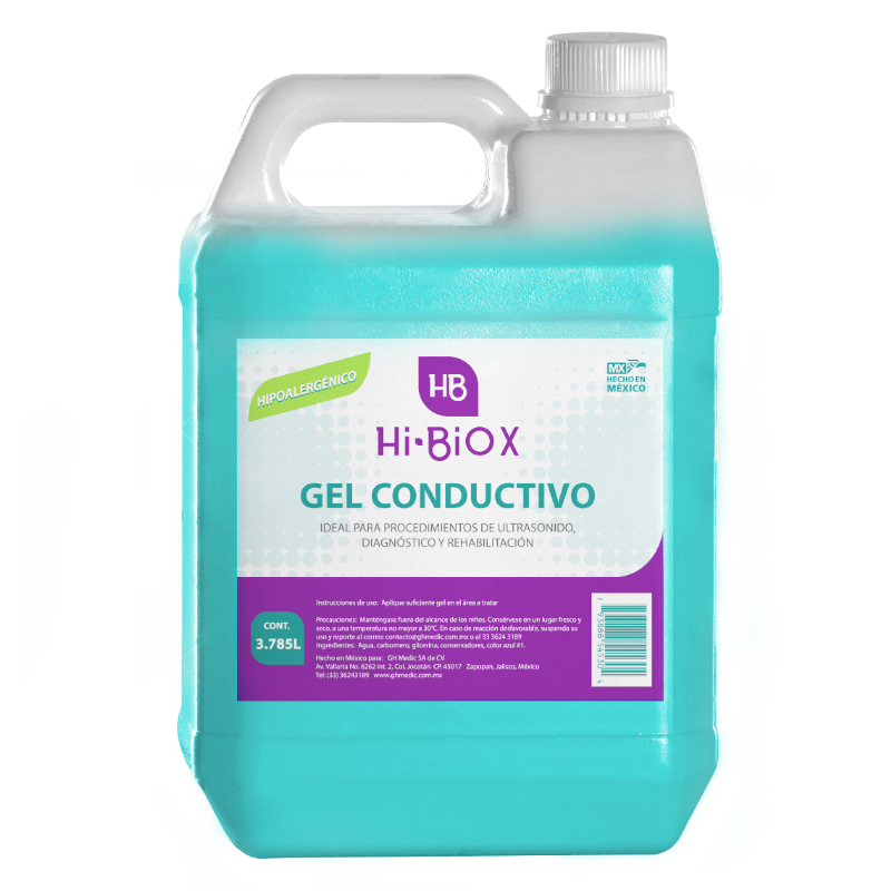 HI-BIOX GEL CONDUCTIVO Galón 3.785 L.