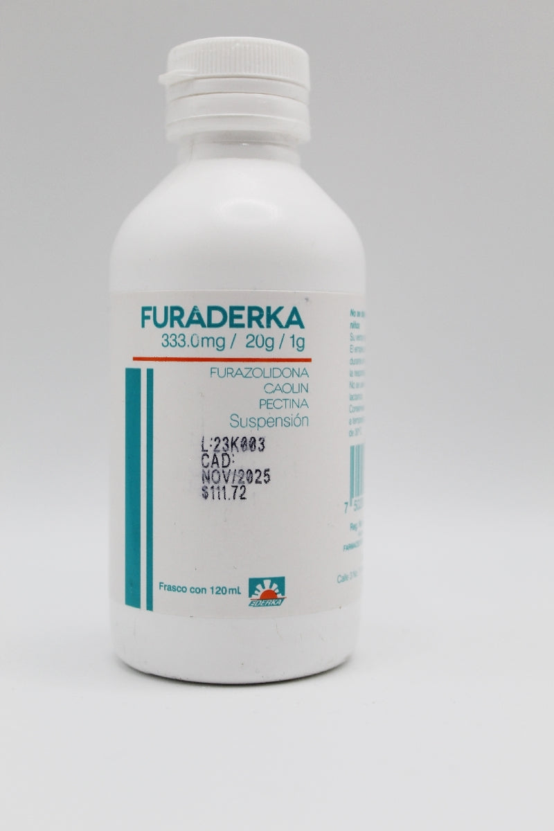 FURADERKA SUSP. Fco. 120 ML. 333MG-20G-1.0G/100 ML.