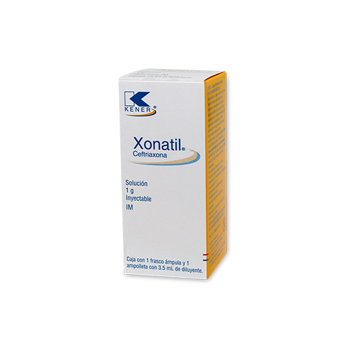 XONATIL I.M. Sol. Iny. c/1 FCO. AMP. 1 G/ 3.5 ML.