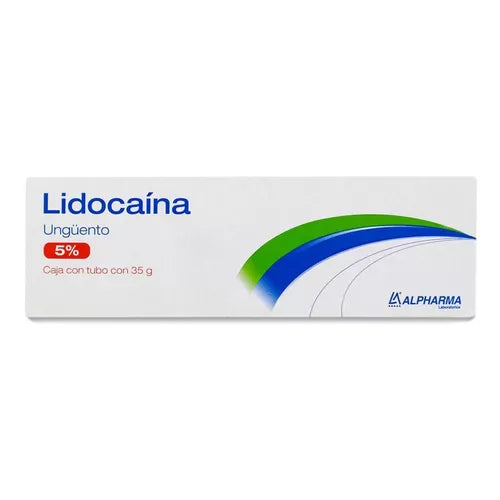 LIDOCAINA (Alpharma) UNGÜENTO 5% Tubo c/35 G.