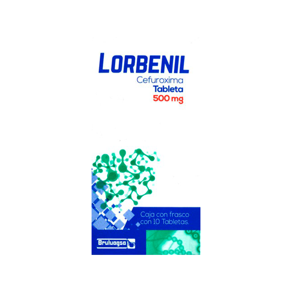 LORBENIL c/10 TABS. 500 MG.