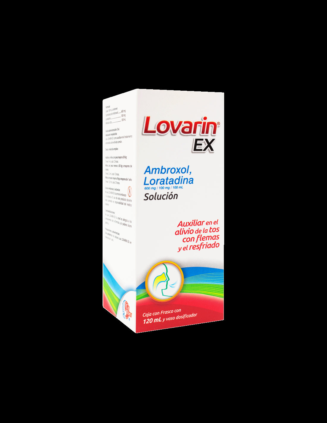 LOVARIN-EX SOLUCIÓN Fco. 120 ML. 100-600 MG/100 ML.