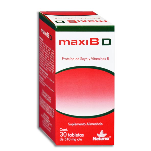 MAXI-B D c/30 TABS. 510 MG.