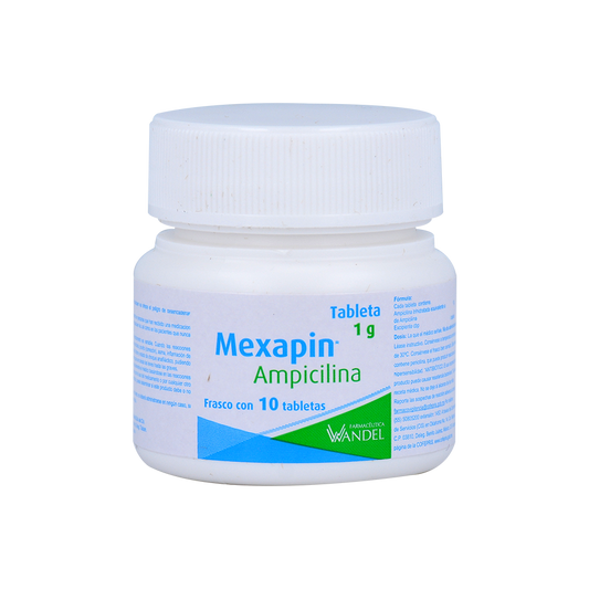 MEXAPIN c/10 TABLETAS 1 G.