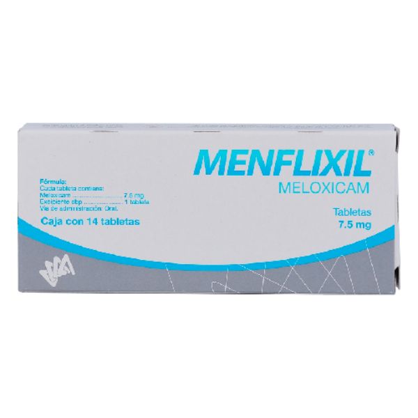 MENFLIXIL c/14 TABS. 15 MG.