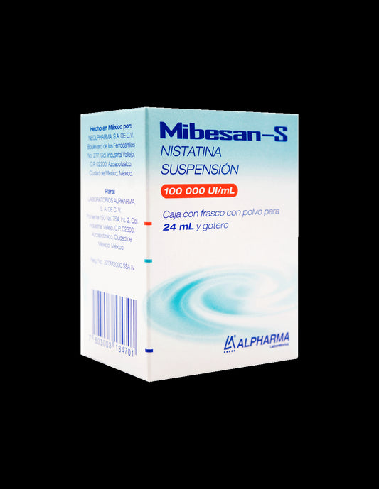 MIBESAN-S SUSP. Fco./Gotero 24 ML. 100,000 UI/1 ML.