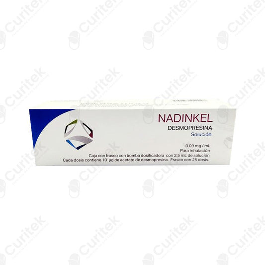 NADINKEL SOL. p/Inhalación Nasal Fco. 2.5 ML. c/25 DOSIS 10 MCG.