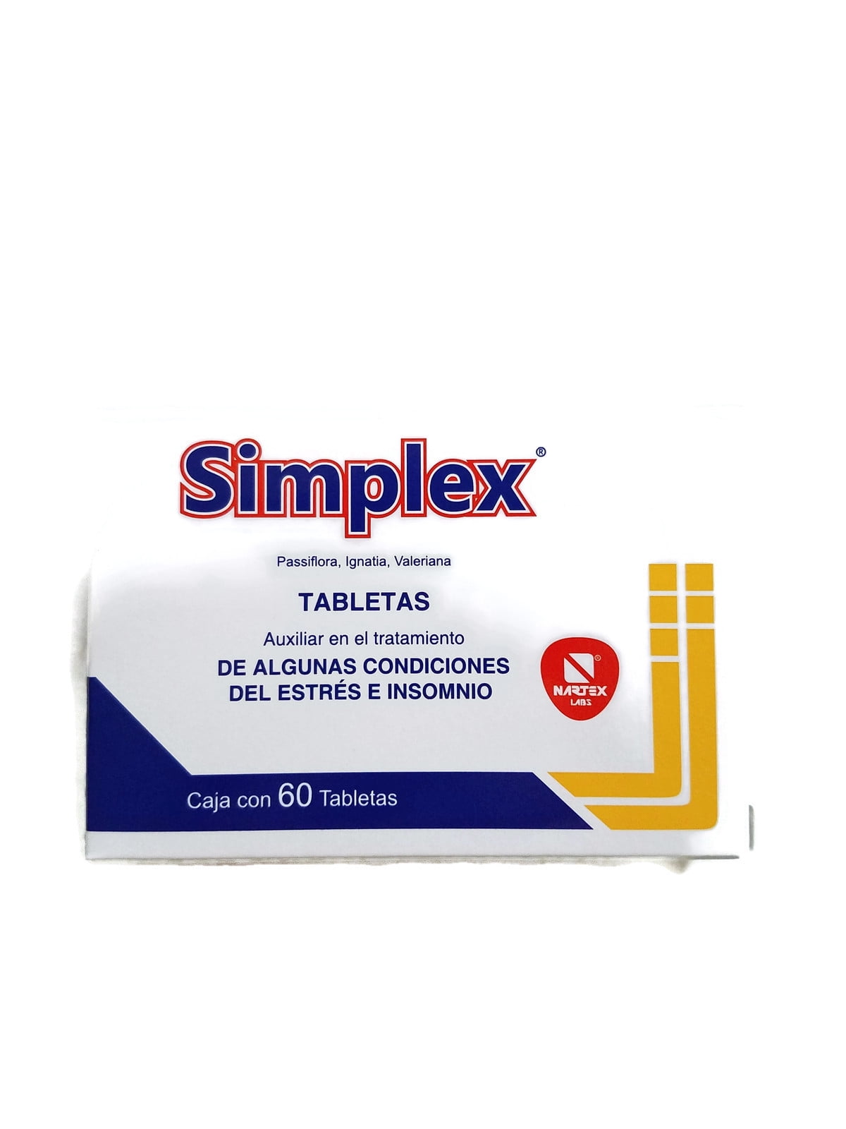 SIMPLEX c/60 TABS. 3D/3D/3D. (2 Pack).