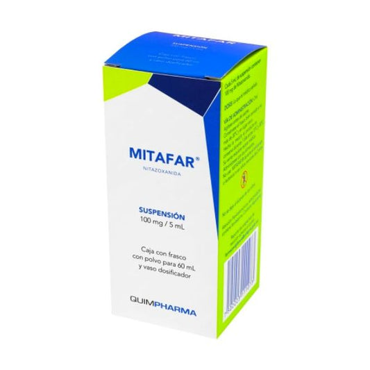 MITAFAR SUSP. Fco. 30 ML. 100 MG/5 ML.