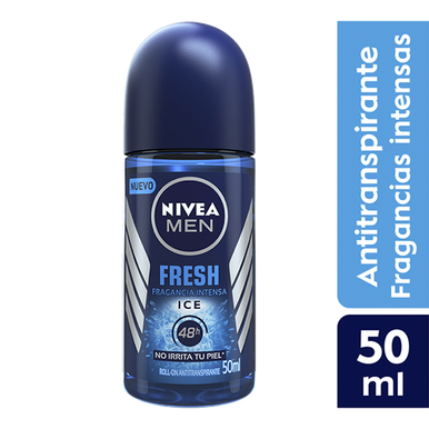 NIVEA MEN DESODORANTE Fresh Ice 48H Roll-on 50 ML.