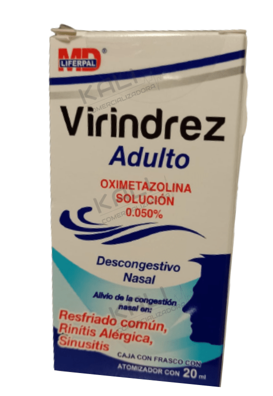 VIRINDREZ SOL. NASAL Infantil 0.025% Fco. Atomizador 20 ML.