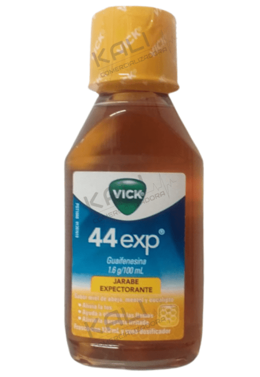 VICK 44 exp JARABE Sab. Miel Fco. 120 ML. 1.6 G/100 ML.