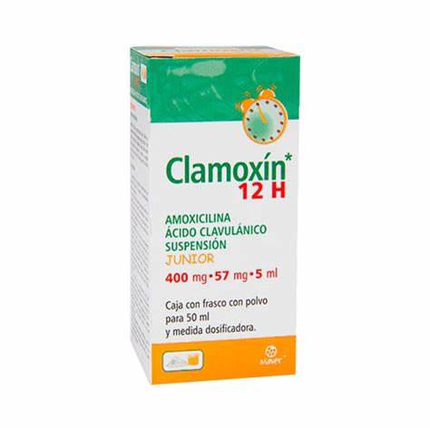 CLAMOXIN 12H SUSP. Junior Fco. 50 ML. 400-57 MG/5 ML.