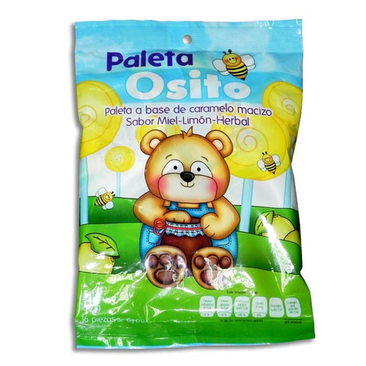 PALETA OSITO Bolsa c/16 PZAS. 10 G.