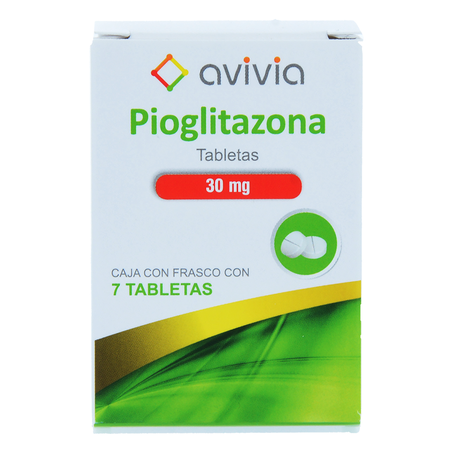 PIOGLITAZONA (Avivia) c/7 TABS. 30 MG.