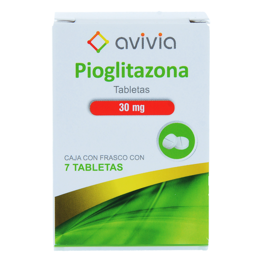 PIOGLITAZONA (Avivia) c/7 TABS. 30 MG.