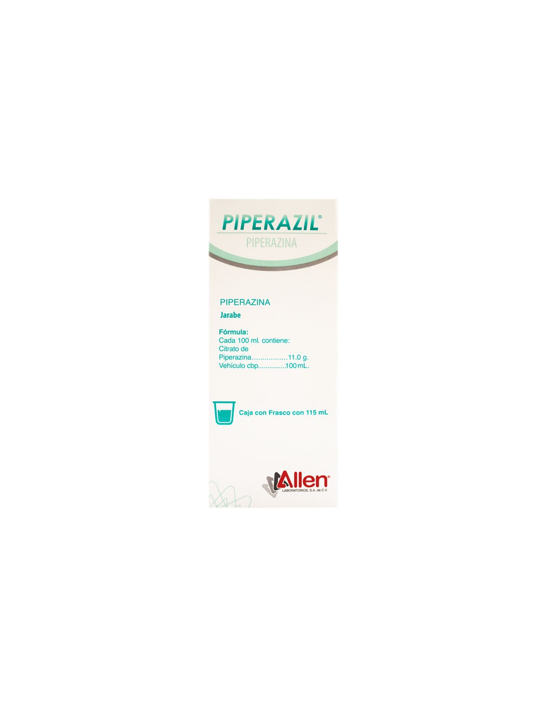 PIPERAZIL JARABE Fco. 115 ML. 11 G/100 ML.