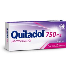 QUITADOL c/10 TABS. 750 MG.