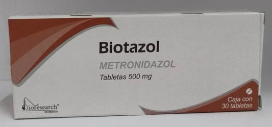 BIOTAZOL c/30 TABS. 500 MG.