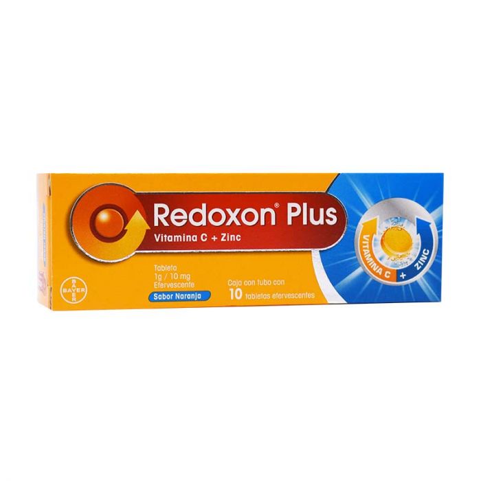 REDOXON PLUS c/10 TABS. EFERVS. Sab. Naranja 1 G/10 MG.