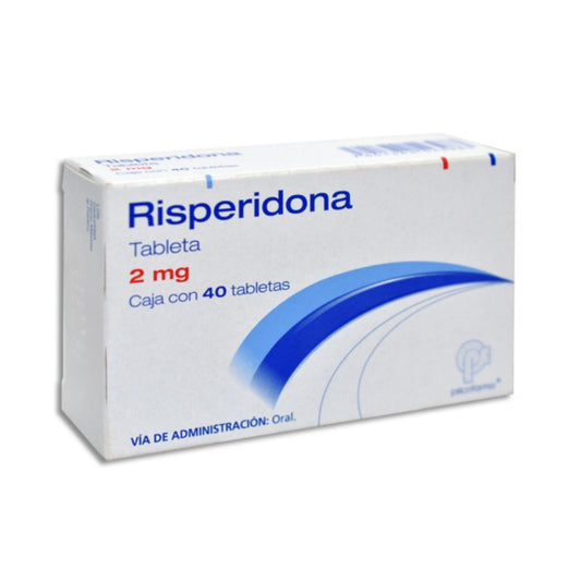 RISPERIDONA (Psicofarma) c/40 TABS. 2 MG.