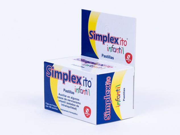 SIMPLEX-ito Infantil c/100 PASTILLAS 3D/3D/3D/3D.