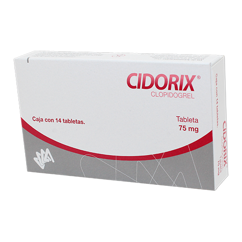 CIDORIX c/14 TABS. 75 MG.