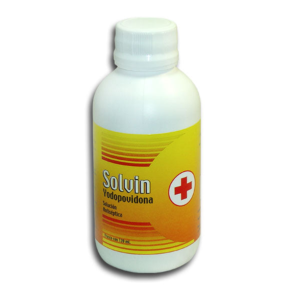 SOLVIN SoluciÛn AntisÈptica BucofarÌngea Fco. 120 ML. 8 G/100 ML.