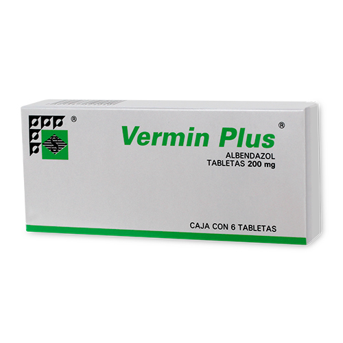 VERMIN PLUS c/6 TABS. 200 MG.