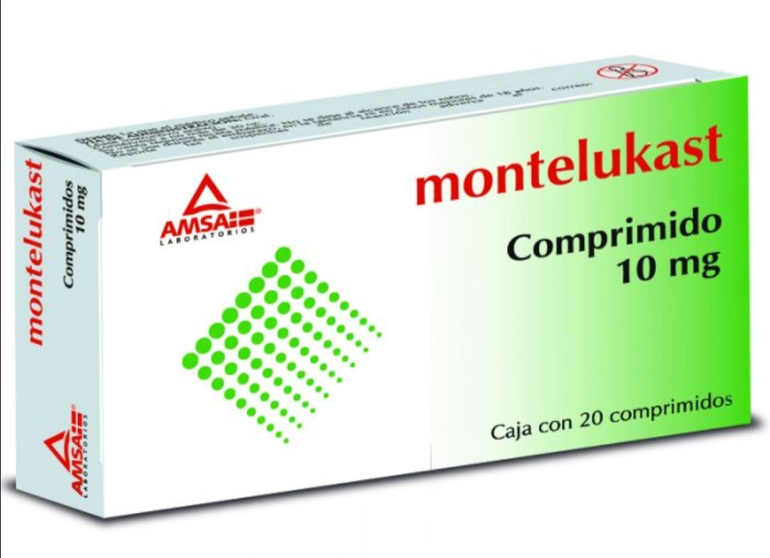 MONTELUKAST (Amsa) c/20 COMPS. 10 MG.