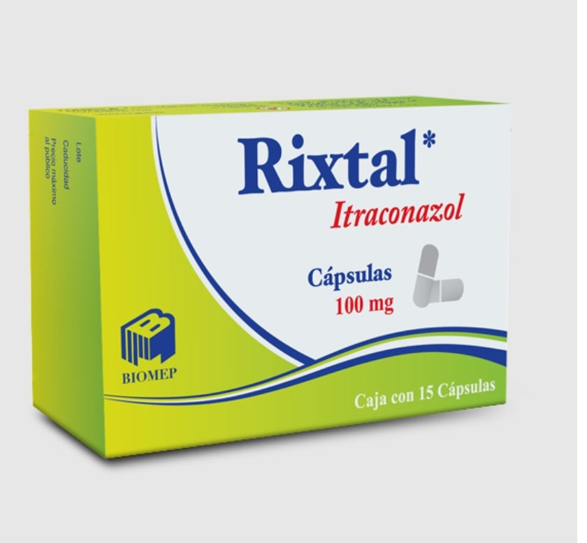 RIXTAL c/15 CAPS. 100 MG.