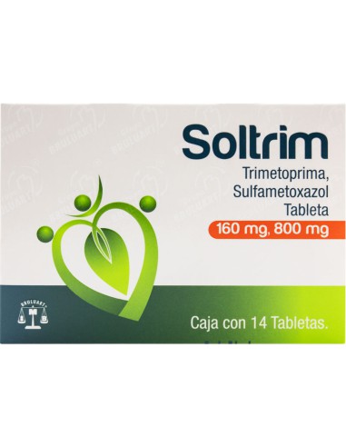 SOLTRIM c/14 TABS. 160/800 MG.