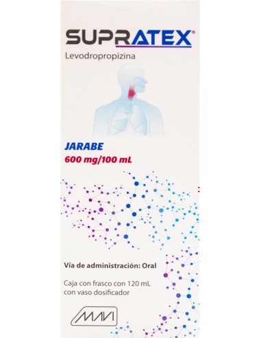 SUPRATEX JARABE Fco. 120 ML. 600 MG/100 ML.