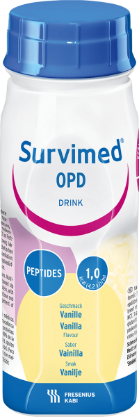 SURVIMED OPD LÍQUIDO Sabor Vainilla 200 ML. 1 Kcal/1 mL.