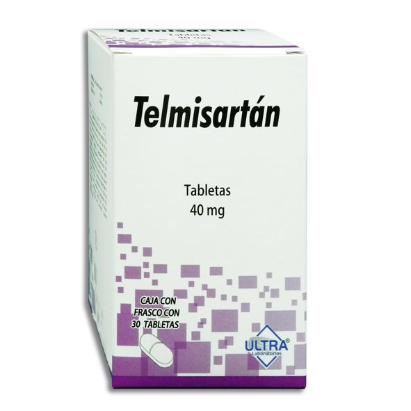 TELMISARTÁN (Ultra) c/30 TABS. 40 MG.