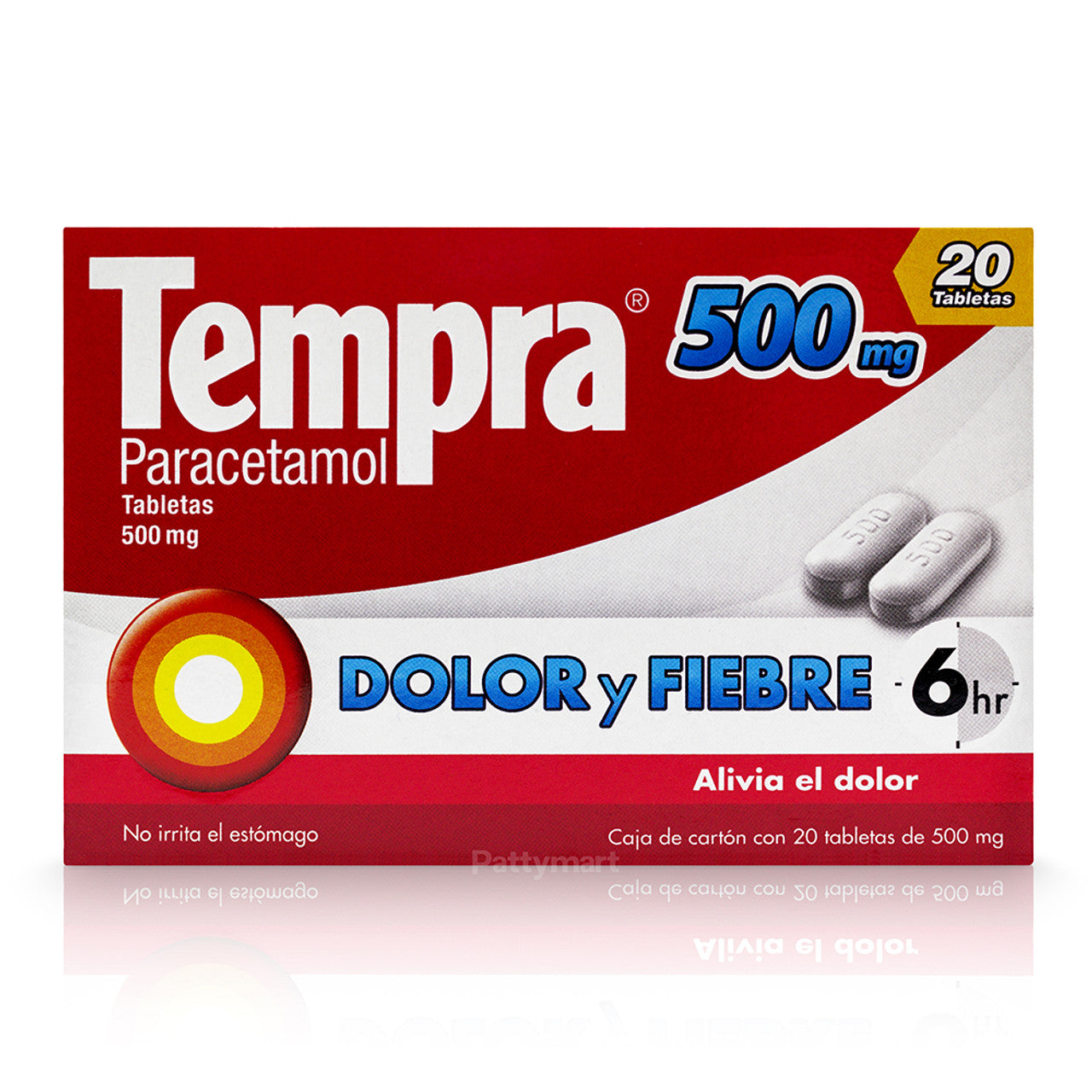 TEMPRA c/10 TABS. 500 MG.