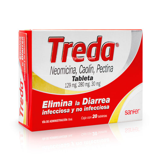 TREDA c/20 TABS. 129/280/30 MG.