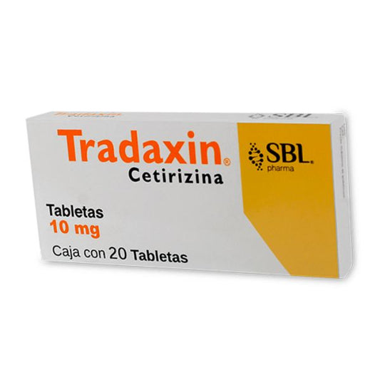 TRADAXIN Cja. c/10 TABS. 10 MG.