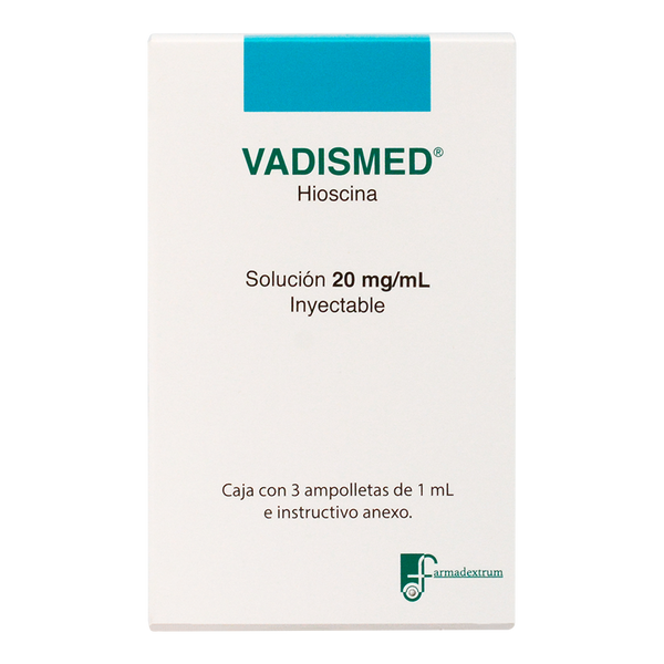 VADISMED Sol. Iny. c/3 AMPTAS. 20 MG/1 ML.