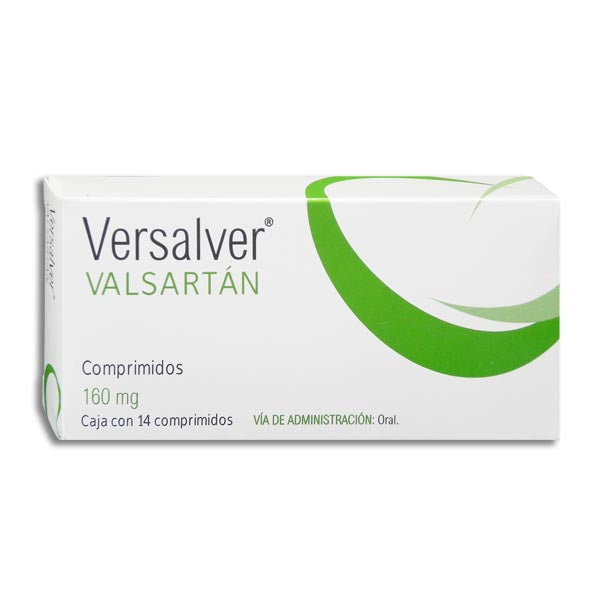 VERSALVER c/14 COMPS. 160 MG.