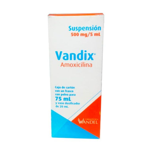 VANDIX SUSP. Fco. 75 ML. 500 MG/5 ML.