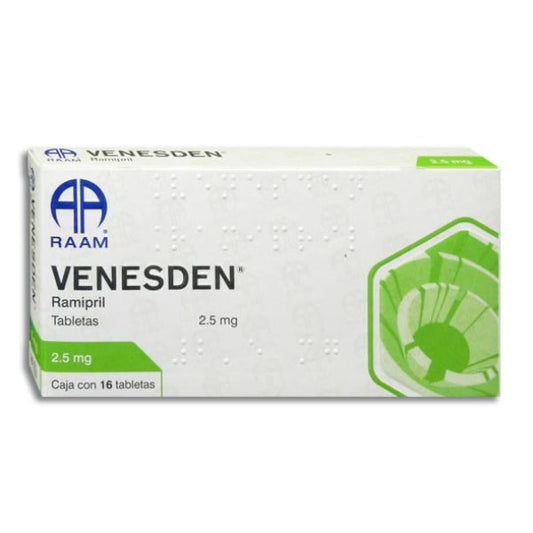 VENESDEN c/16 TABS. 2.5 MG.