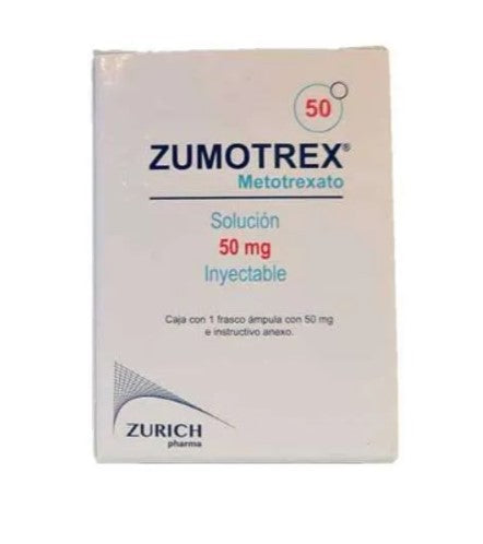 ZUMOTREX Sol. Iny. c/1 FCO. AMP. 50 MG.