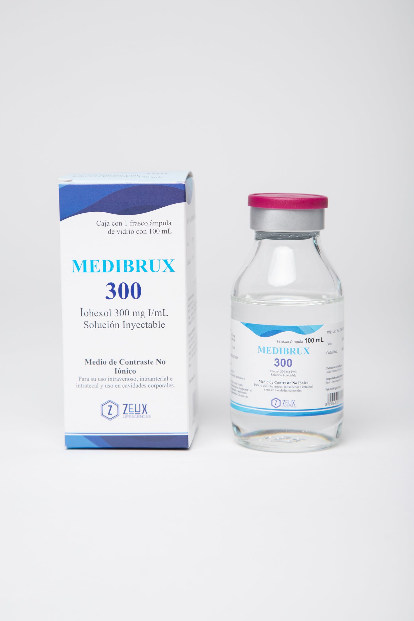 MEDIBRUX Sol. Iny. c/1 FCO. AMP. 100 ML. 300 MG/1 ML.