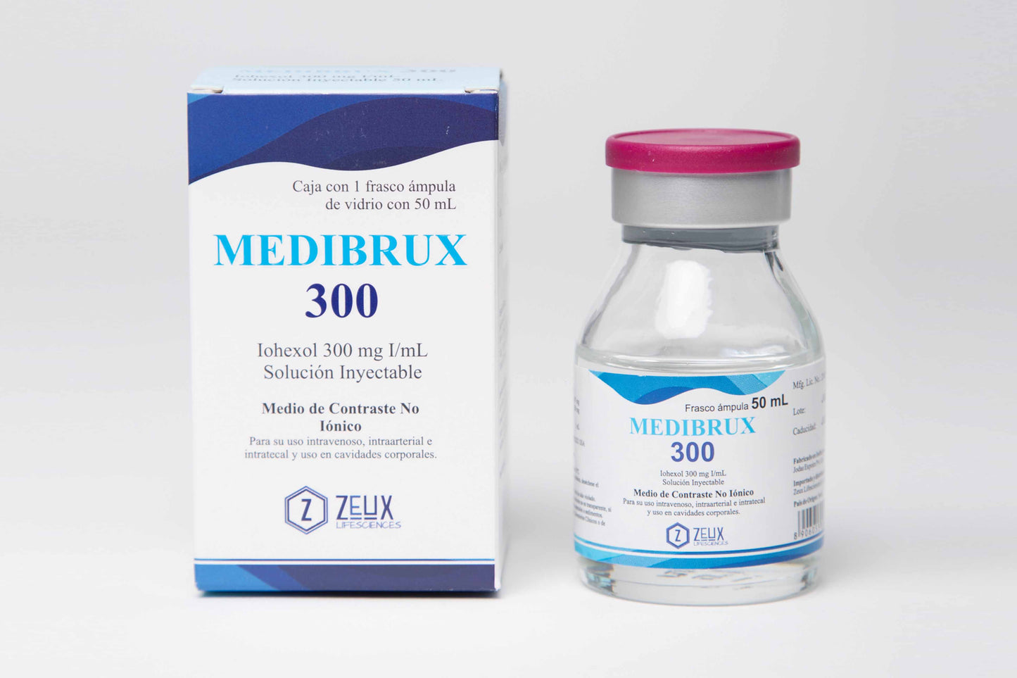 MEDIBRUX Sol. Iny. c/1 FCO. AMP. 50 ML. 300 MG/1 ML.