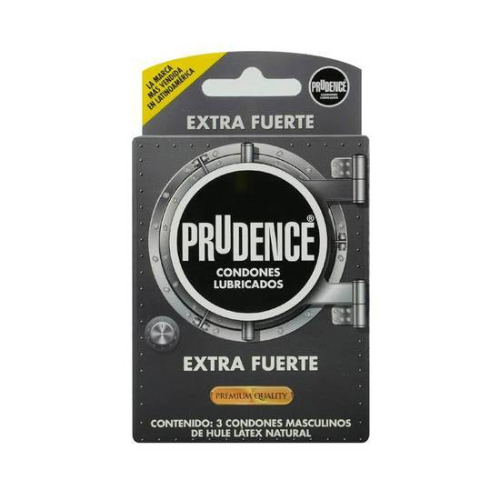 PRUDENCE EXTRA FUERTE Caja c/3 CONDONES.