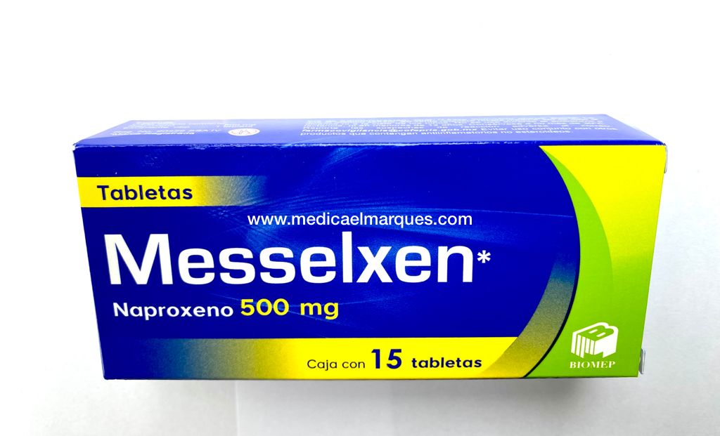 MESSELXEN c/15 TABS. 500 MG.