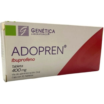 ADOPREN Caja c/10 TABS. 400 MG.