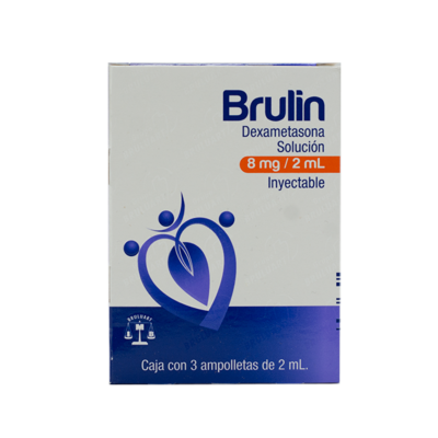 BRULIN Sol. Iny. c/3 AMPTAS. 8 MG/2 ML.